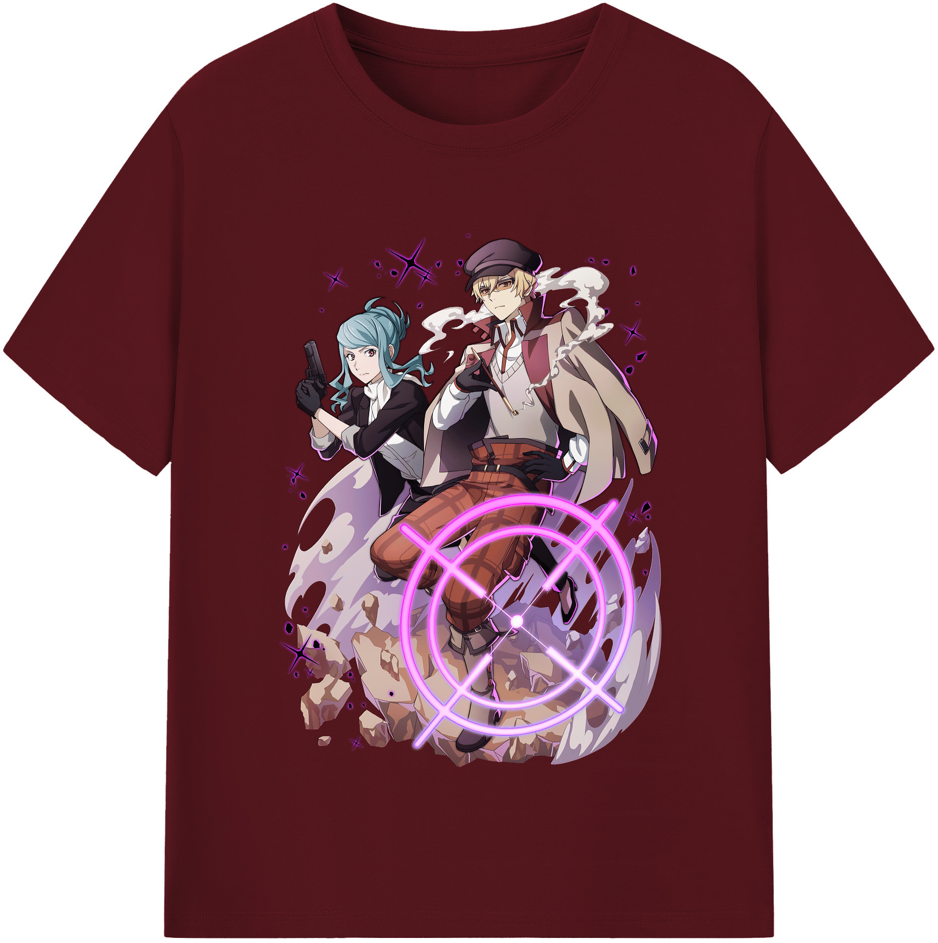 （画像用） 文豪ストレイドッグス Bungo Stray Dogs 綿100％半袖Tシャツ（フロントプリント）